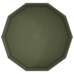vidaXL Jardinière Vert olive 120 x 120 x 35 cm Acier