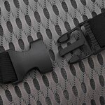 vidaXL Coussin pour le cou Réglable Gris 31 x 22 x 13 cm Maille 4D