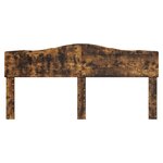 vidaXL Tête de lit Chêne fumé 180 cm Bois d'ingénierie