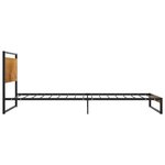 vidaXL Cadre de lit sans matelas métal 90x200 cm