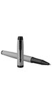 Parker im monochrome stylo roller  gris mat   recharge noire pointe fine  coffret cadeau