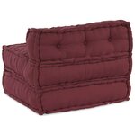 vidaXL Canapé modulaire marron 70x70x54 tissu