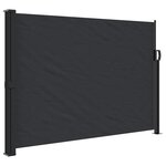 vidaXL Auvent latéral rétractable noir 140x500 cm