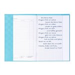 Protège-cahiers format A5 en PP couverture bleu HERMA