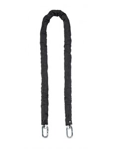 THIRARD - Chaîne acier gainé nylon Loops vélo moto barrières 1.5m noir - THIRARD