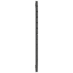 vidaXL Tête de lit murale Gris 146x3x91 5 cm Bois massif de pin