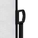 vidaXL Auvent latéral rétractable blanc 120x1000 cm