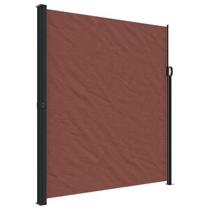 vidaXL Auvent latéral rétractable marron 220x300 cm