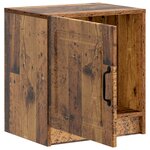 vidaXL Cabinet de chevet 2 Pièces Bois ancien 43 x 34 5 x 47 cm