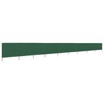 vidaXL Paravent 9 panneaux Tissu 1200 x 120 cm Vert