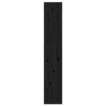 vidaXL Bibliothèque/Séparateur de pièce Noir 60x30x167 5 cm Pin massif