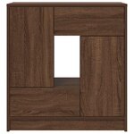 vidaXL Buffet avec tiroirs et portes chêne marron 70 5x34x74 5 cm