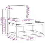 vidaXL Ensemble de canapés d'extérieur 2 Pièces Blanc et Beige Polyester