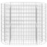 vidaXL Lit surélevé à gabion Fer galvanisé 120x50x100 cm