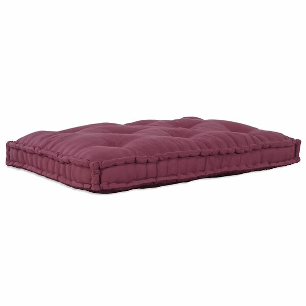 vidaXL Coussin de canapé sur palette Marron tissu