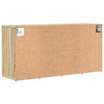 vidaXL Cabinet à chaussures avec étagère avec stockage Chêne sonoma 103x30x51 cm
