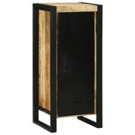vidaXL Ensemble de mobilier de salle de bain avec étagère avec stockage avec porte 2 Pièces