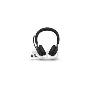 Jabra evolve2 65 casque pc sans fil avec station de charge - casque audio certifié microsoft teams avec batterie longue durée -