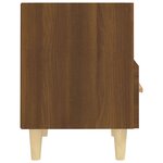 vidaXL Tables de chevet 2 Pièces Chêne marron 40x35x47 cm