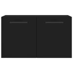 vidaXL Armoire murale Noir 60x36 5x35 cm Bois d'ingénierie