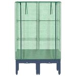 vidaXL Jardinière surélevée avec housse aspect rotin 80x40x140 cm