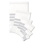 Lot de 500 sachets plastiques à fermeture zip 200x300mm + 3 bandes blanches