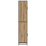 vidaXL Cabinet de salle de bain chêne artisanal 35 x 37 5 x 188 5 cm