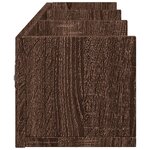 vidaXL Armoire murale chêne marron 75x18x16 5 cm bois d'ingénierie
