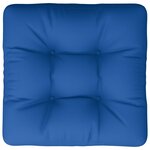 vidaXL Coussin de palette bleu royal 58x58x10 cm tissu