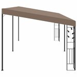 vidaXL Belvédère mural 6x3x2 5 m Taupe