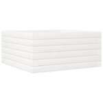vidaXL Jardinière blanc 50x50x23 cm bois de pin massif