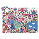 Djeco DJ07300 - Puzzle 36 pièces La princesse et son paon