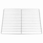 vidaXL Grille de barbecue Argent 40 x 30 cm Acier inoxydable