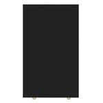 vidaXL Tables gigognes 3 Pièces Noir Aggloméré