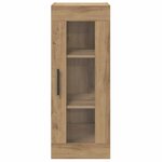 vidaXL Meuble mural Chêne artisanal 34 5 x 34 x 90 cm