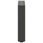 vidaXL Pieds de table basse Anthracite 2 pièces 30 x (30-31) cm Acier