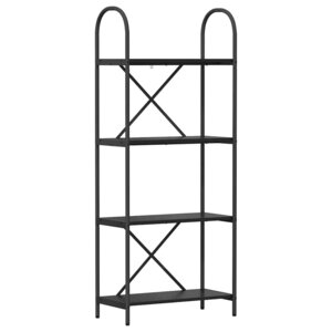 vidaXL Étagère Chêne noir 60 x 30 x 146 cm Bois d'ingénierie