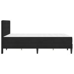 vidaXL Cadre de lit avec matelas vidaXL Noir Noir 120 x 190 cm Velours