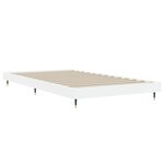 vidaXL Cadre de lit sans matelas blanc 90x200 cm bois d'ingénierie