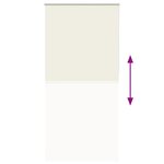 vidaXL Store enrouleur occultant blanc cassé 90x210cm largeur du tissu