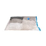 Pack and Move - Lot 6 Housses Rangement Sous Vide - Taille M 60 x 80 cm - Sac de Compression - Manteaux  Habils Ski - Moyen Format - Fermeture Zip