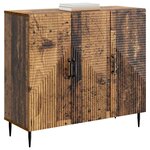 vidaXL Buffet Bois ancien 89 x 34 5 x 80 cm Bois d'ingénierie