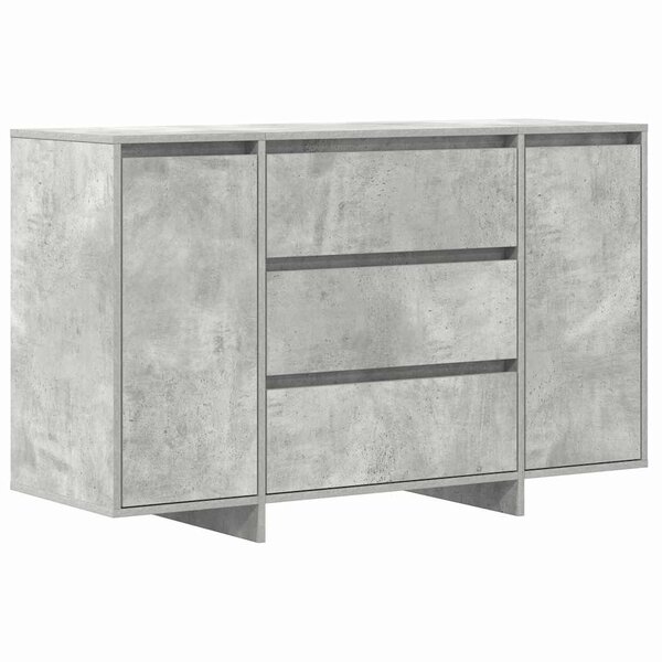 vidaXL Buffet Gris béton 120 x 41 x 75 cm Bois d'ingénierie