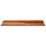 vidaXL Dessus de table 140x60x(2 5-2 7) cm Bois massif d'acacia