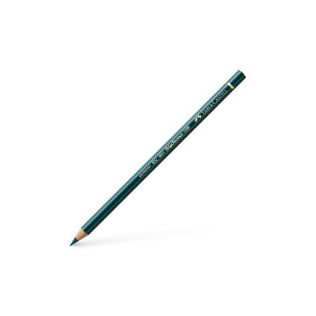 Crayon de couleur polychromos vert cobalt intense x 6 faber-castell