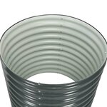 vidaXL Lit surélevé de jardin 80x80x81 cm Acier galvanisé Gris