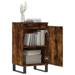 vidaXL Buffet chêne fumé 40x35x70 cm bois d'ingénierie