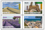 Carnet 8 timbres - Paysages français - Validité Monde