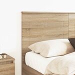 vidaXL Tête de lit Chêne Sonoma 120 cm Bois d'ingénierie