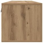 vidaXL Meuble mural Chêne artisan 80 x 36.5 x 35 cm Bois d'ingénierie